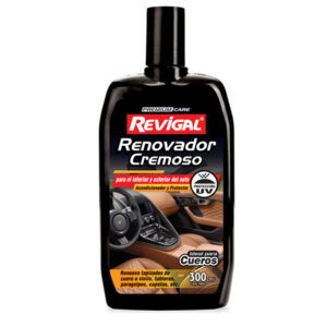 REVIGAL RENOVADOR CREMOSO interior y exterior automotor x300cc BOTELLA APLICADORA PVC